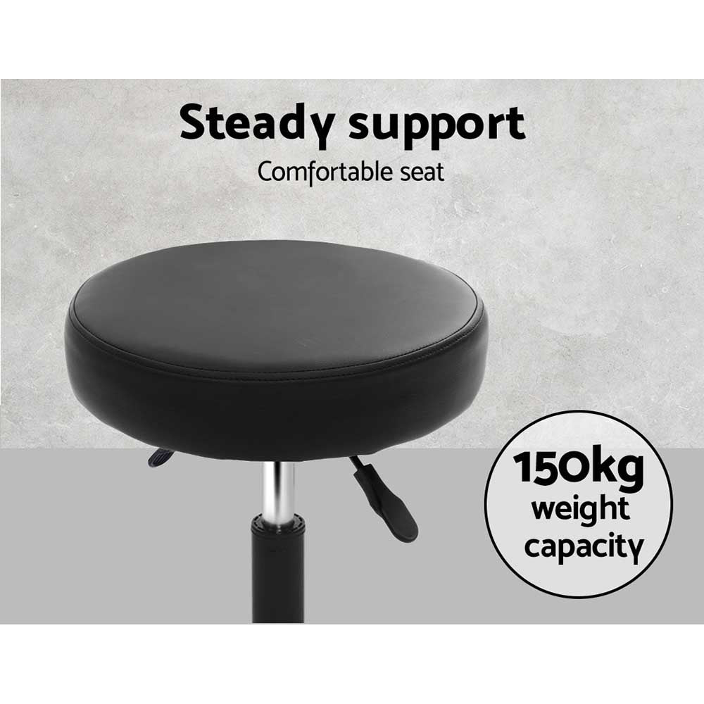 Ottomans & Footstools: Artiss Salon Stool Round Swivel Chair