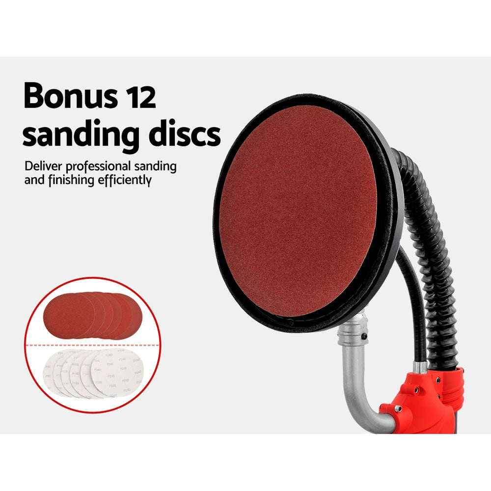 Sanders: Giantz 800W Drywall Sander Plaster Wall Board Dust