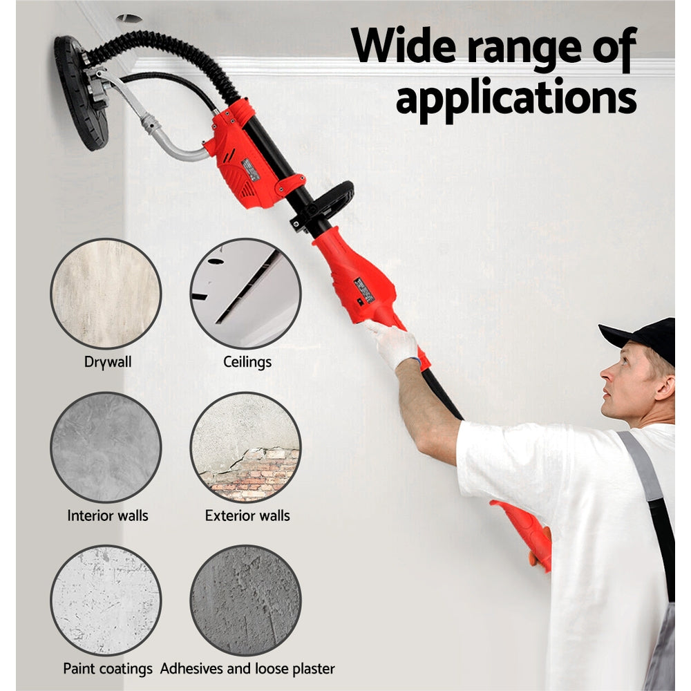 Sanders: Giantz 800W Drywall Sander Plaster Wall Board Dust