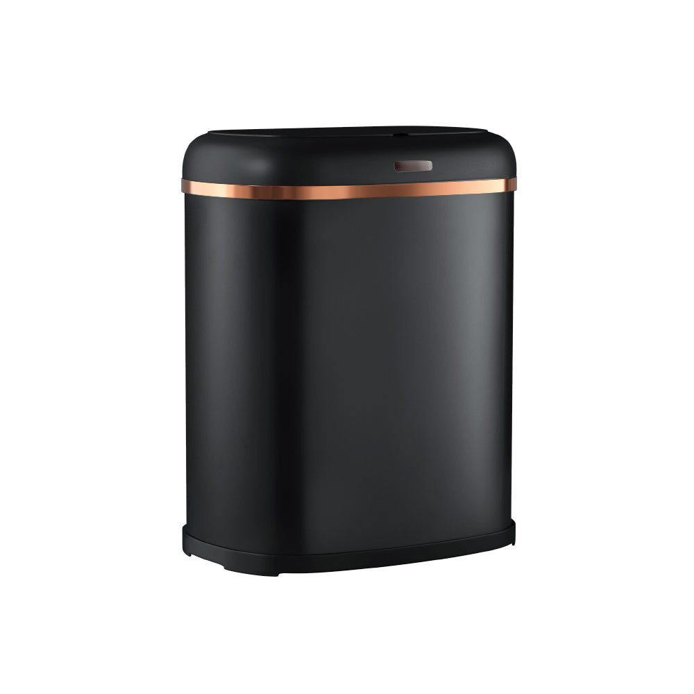 Automatic Bins: Devanti 38L Motion Sensor Bin Rubbish Automatic Black
