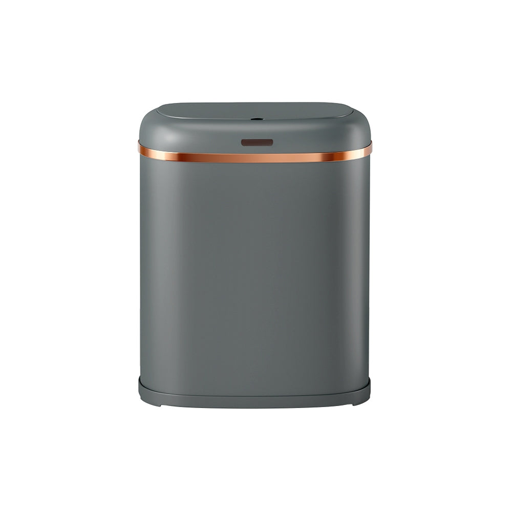 Automatic Bins: Devanti 38L Motion Sensor Bin Rubbish Automatic Grey