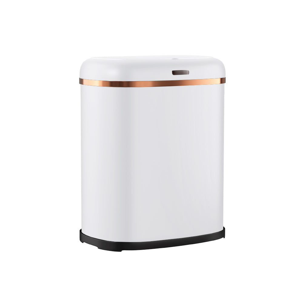 Automatic Bins: Devanti 38L Motion Sensor Bin Rubbish Automatic White