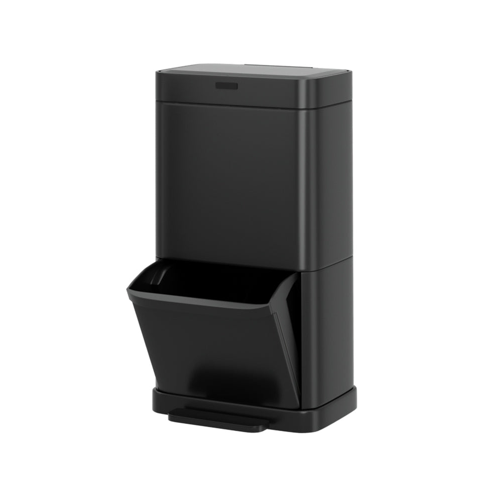 Automatic Bins: Devanti 70L Motion Sensor Bin Pedal Bins Automatic Black