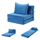 Sofas & Sofa Beds: Artiss Convertible Folding Sofa Bed Armless Lounger Foam Floor Sofas Futons Couches