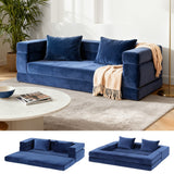 Sofas & Sofa Beds: Artiss Convertible Folding Sofa Bed Pull Out Mattress Foldable Lounge Couch Chair