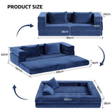 Sofas & Sofa Beds: Artiss Convertible Folding Sofa Bed Pull Out Mattress Foldable Lounge Couch Chair
