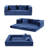 Sofas & Sofa Beds: Artiss Convertible Folding Sofa Bed Pull Out Mattress Foldable Lounge Couch Chair