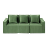 Sofas & Sofa Beds: Artiss Modular 3-Seater Sofa Bed Convertible Sectional Floor Couch with Deep Seat