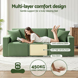 Sofas & Sofa Beds: Artiss Modular 3-Seater Sofa Bed Convertible Sectional Floor Couch with Deep Seat