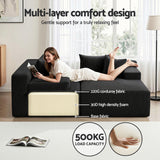 Sofas & Sofa Beds: Artiss Modular Sectional Sofa Bed Convertible L-Shaped Couch with Deep Seat for Living Room