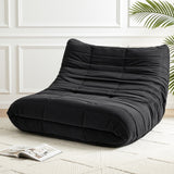 Sofas & Sofa Beds: Artiss Lazy Sofa 2 Seaters Accent Caterpillar Chair Floor Couch Armless Lounge