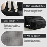 Sofas & Sofa Beds: Artiss Lazy Sofa 2 Seaters Accent Caterpillar Chair Floor Couch Armless Lounge
