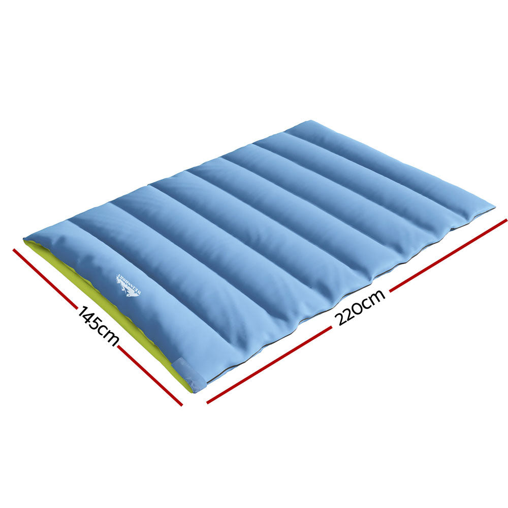 Sleeping Bags: Weisshorn Sleeping Bag Double Bags Thermal Camping Hiking Tent Grey -5°C