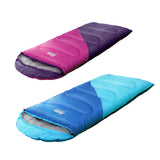 Sleeping Bags: Weisshorn Sleeping Bag Set of 2 Kids Single 172cm Thermal Camping Hiking