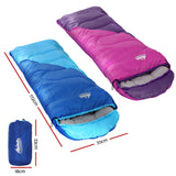 Sleeping Bags: Weisshorn Sleeping Bag Set of 2 Kids Single 172cm Thermal Camping Hiking