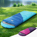 Sleeping Bags: Weisshorn Sleeping Bag Set of 2 Kids Single 172cm Thermal Camping Hiking