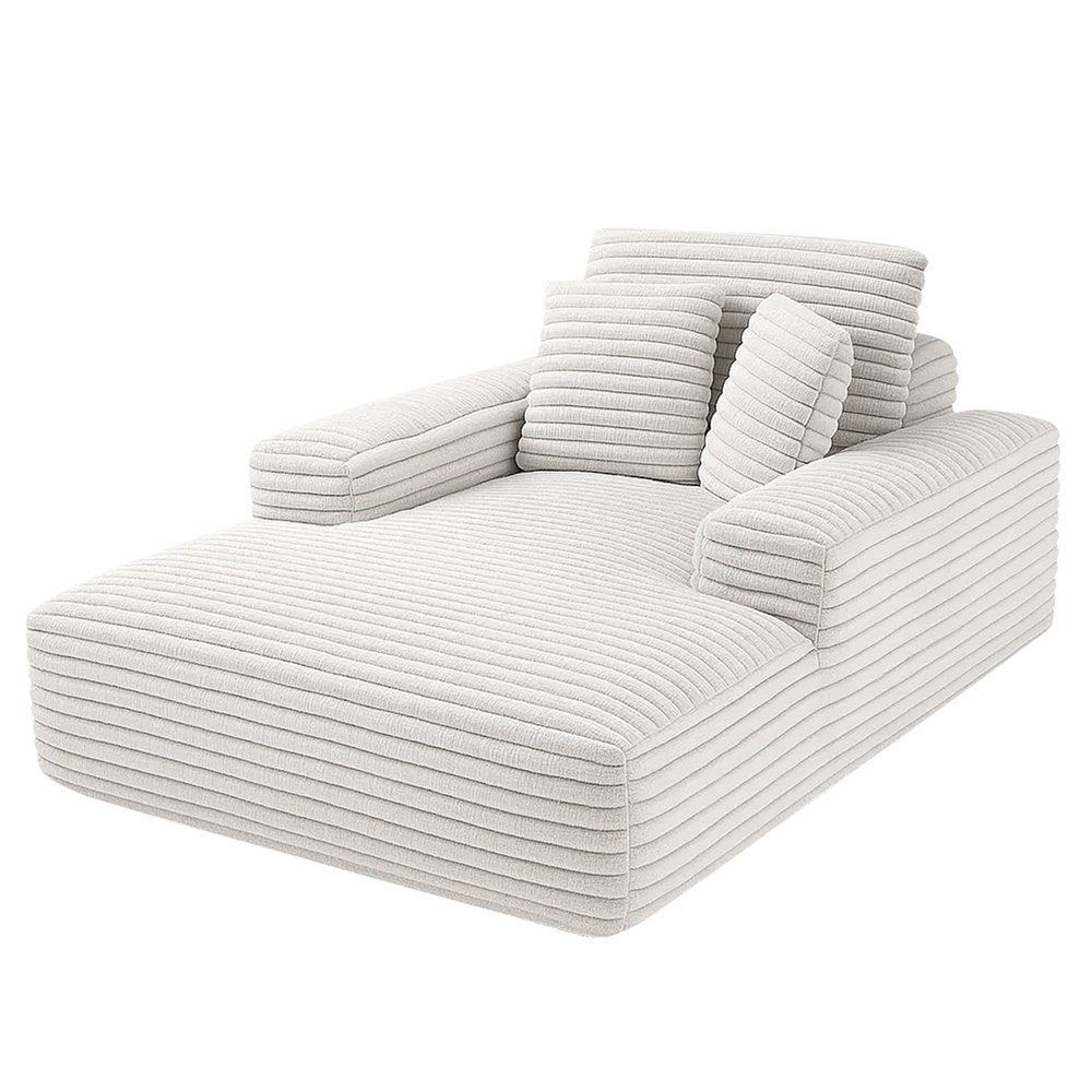Sofas & Sofa Beds: Artiss Sofa Bed Lounge Chair Recliner Couch Reading Chairs Sleeper Cloud Sofas Faux Fur Fabric