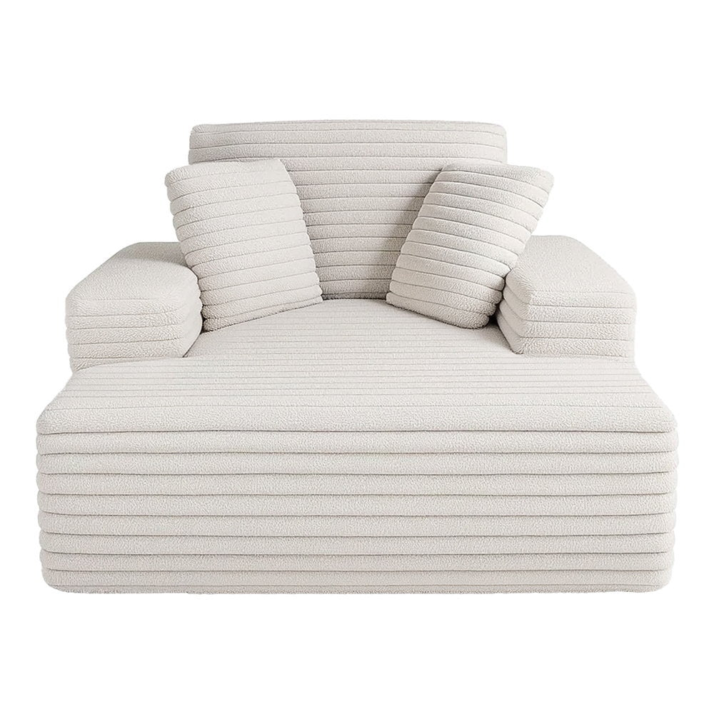 Sofas & Sofa Beds: Artiss Sofa Bed Lounge Chair Recliner Couch Reading Chairs Sleeper Cloud Sofas Faux Fur Fabric
