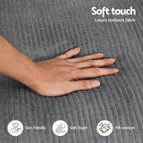 Artiss 2 Seater Sofa Loveseat Sofas Bed Couch No Assembly Corduroy Small Couches Apartement