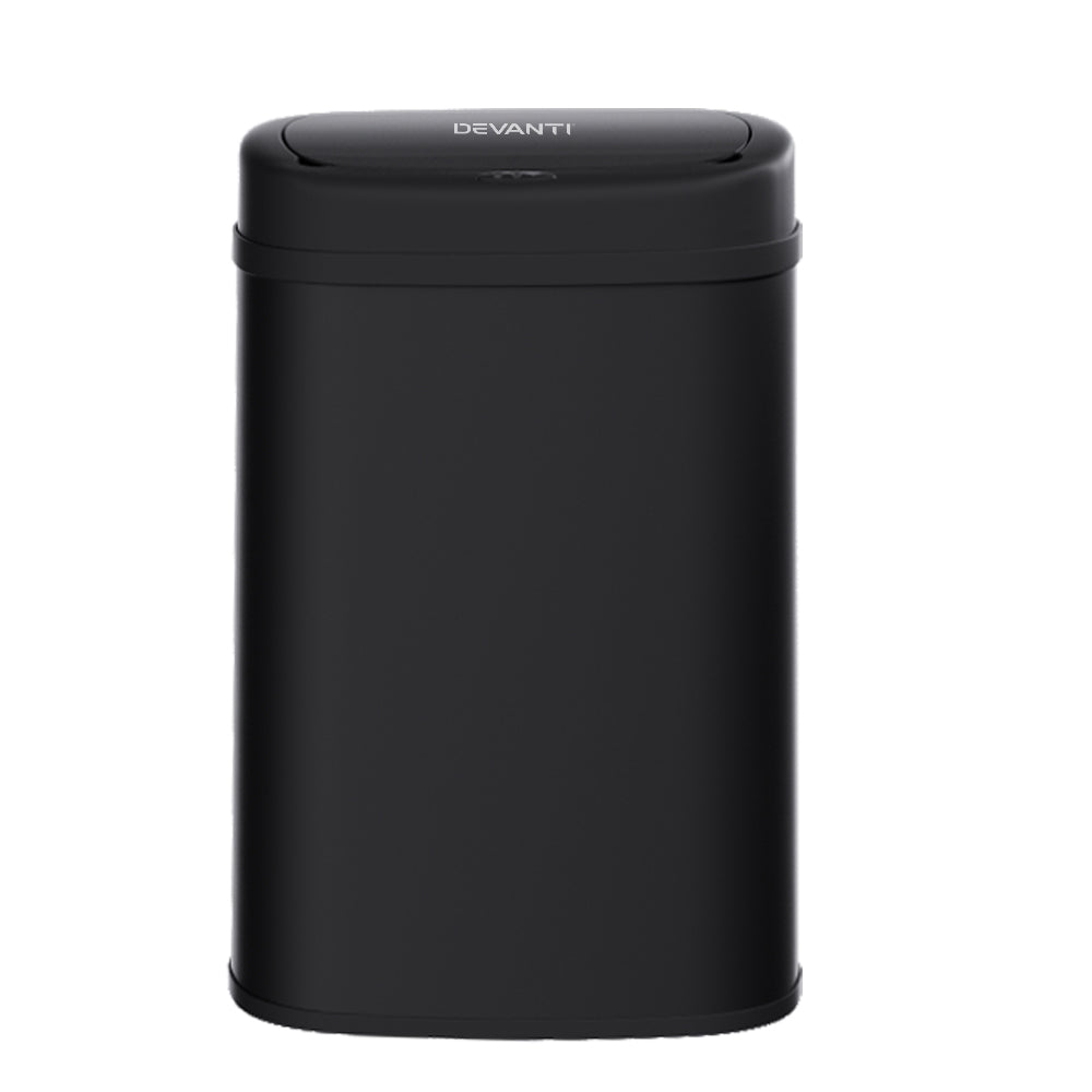 Automatic Bins: Devanti 50L Sensor Bin Motion Rubbish Automatic Black