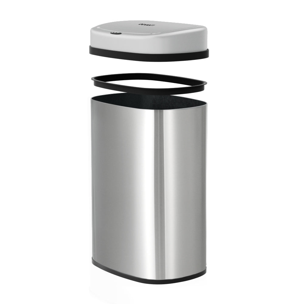 Automatic Bins: Devanti 50L Sensor Bin Motion Rubbish Automatic Silver