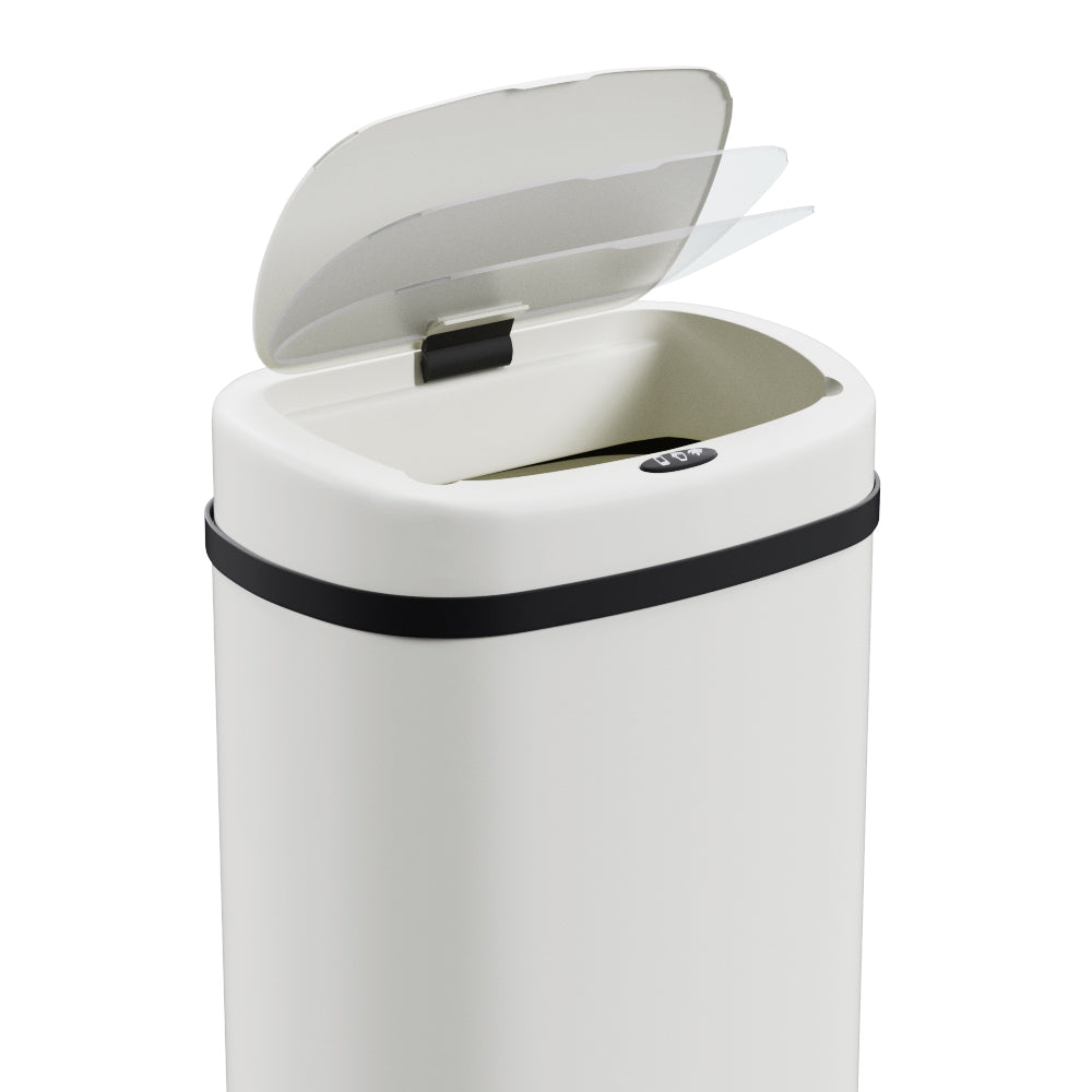 Automatic Bins: Devanti 50L Sensor Bin Motion Rubbish Automatic White