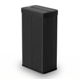 Automatic Bins: Devanti Rubbish Bin 70L Automatic Sensor Kitchen Bin, Slim Smart Garbage Can Touchless Rectangular with Liner Holder, Fully Closed Lid for Bedroom, Bathroom, Living Room, Black