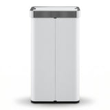 Automatic Bins: Devanti Rubbish Bin 70L Automatic Sensor Kitchen Bin, Slim Smart Garbage Can Touchless Rectangular with Liner Holder, Fully Closed Lid for Bedroom, Bathroom, Living Room, White