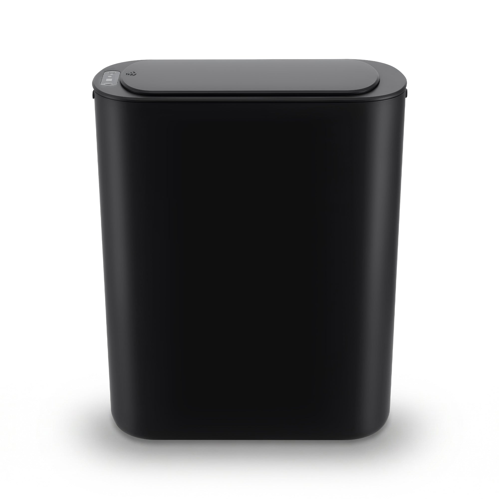 Automatic Bins: Devanti Automatic Trash Bin with Lid 25L Motion Sensor Kitchen Bin Touchless Garbage Can Plastic Slim Rubbish Bin with Liner Holder for Kitchen, Home, Office, Black