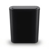 Automatic Bins: Devanti Automatic Trash Bin with Lid 25L Motion Sensor Kitchen Bin Touchless Garbage Can Plastic Slim Rubbish Bin with Liner Holder for Kitchen, Home, Office, Black