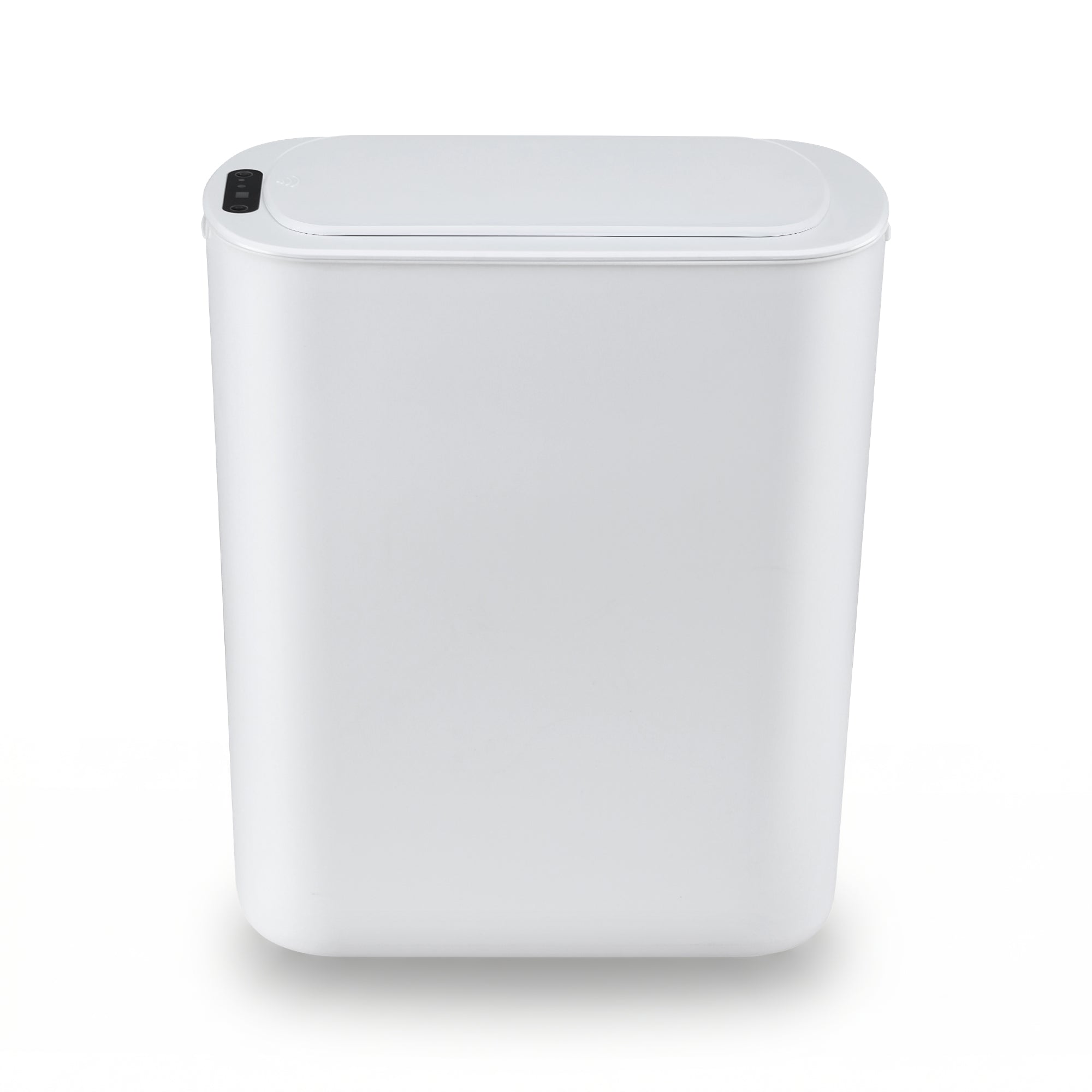 Automatic Bins: Devanti Automatic Trash Bin with Lid 25L Motion Sensor Kitchen Bin Touchless Garbage Can Plastic Slim Rubbish Bin with Liner Holder for Kitchen, Home, Office, White
