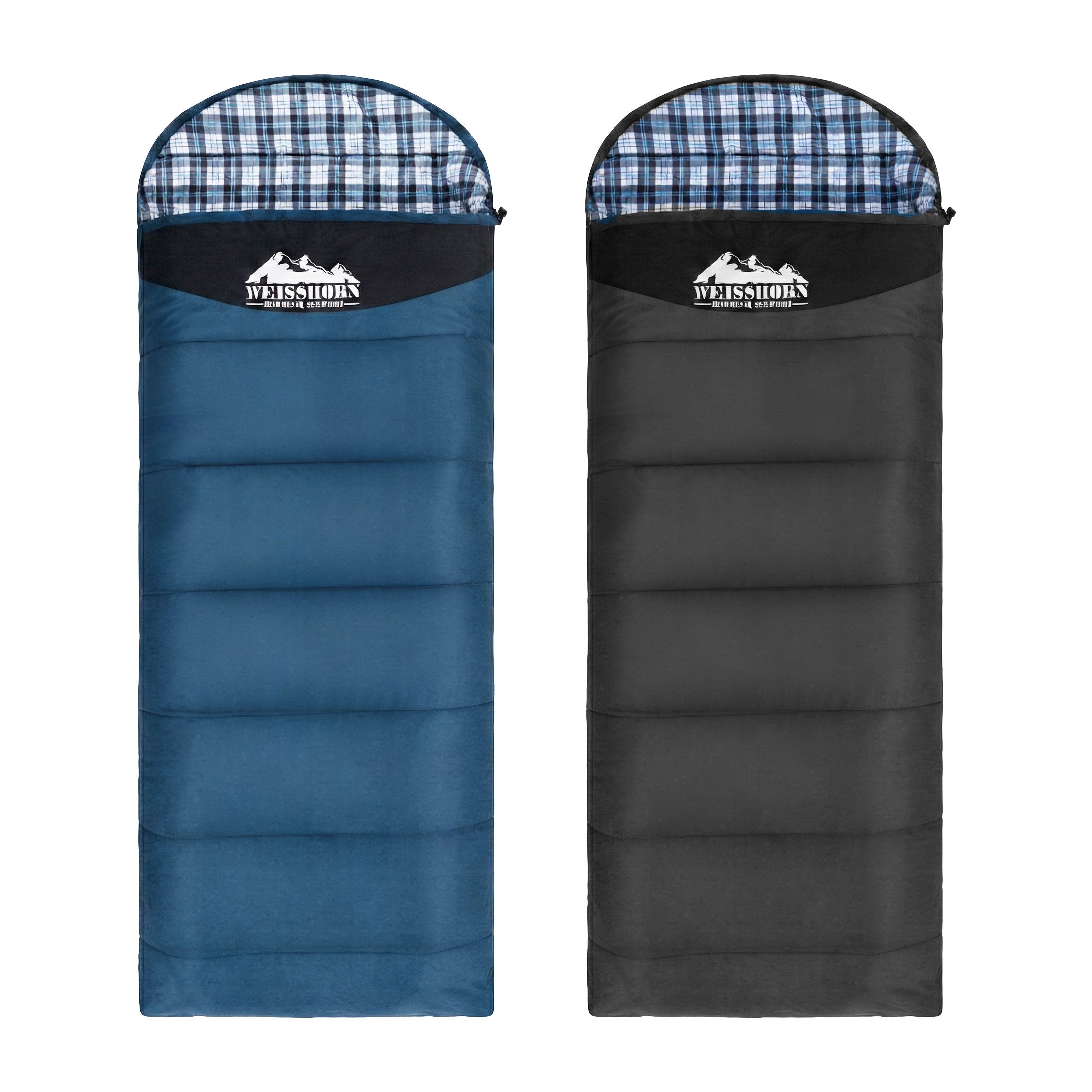 Sleeping Bags: Weisshorn Sleeping Bag Set of 2 Single Thermal Camping Hiking Tent 0℃