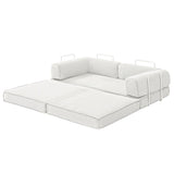Sofas & Sofa Beds: Artiss Convertible Folding Sofa Bed Beign