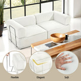 Sofas & Sofa Beds: Artiss Convertible Folding Sofa Bed Beign