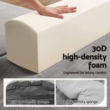 Sofas & Sofa Beds: Artiss Convertible Folding Sofa Bed 30D High-Density Foam Boneless Couch with Corduroy Sleeper Couch Lounger for Living Room Grey