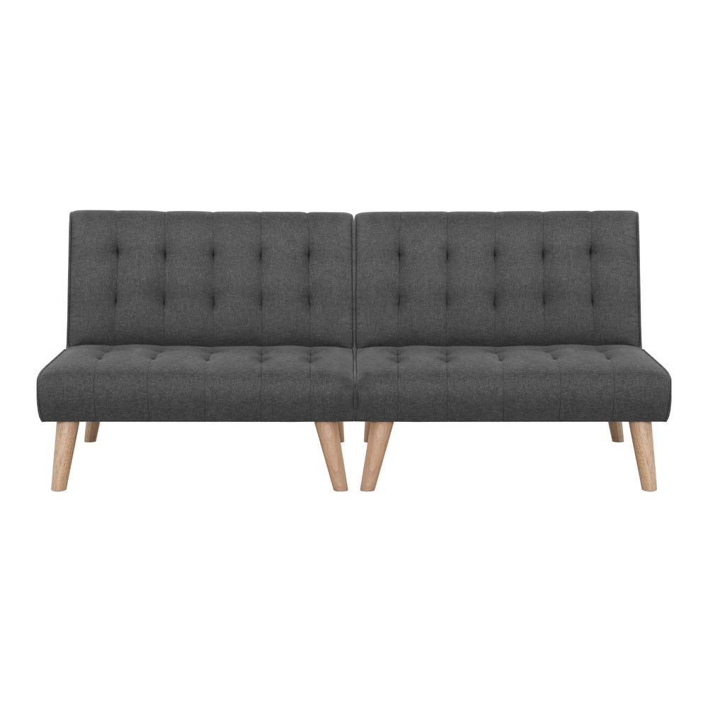Sofas & Sofa Beds: Artiss 2x Sofa Bed Couch Single Seater Fabric Grey