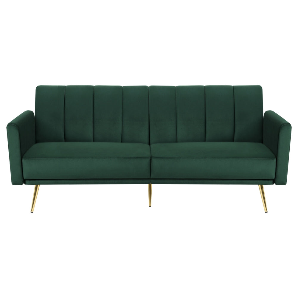 Sofas & Sofa Beds: Artiss Sofa Bed 3 Seater Couch Convertible Lounge Adjustable Arm Recliner Velvet