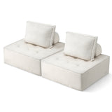 Sofas & Sofa Beds: Artiss 2 Floor Sofa Lounge Chair with Pillow