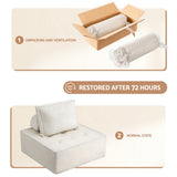 Sofas & Sofa Beds: Artiss 3 Floor Sofa Lounge Chair with Pillow
