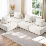 Sofas & Sofa Beds: Artiss Floor Sofa Lounge Chair 4 Seater with Pillow