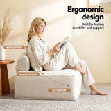 Sofas & Sofa Beds: Artiss Floor Sofa Lounge Chair 5 Seater with Pillow