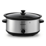 Rice Cookers & Steamers: Devanti 6.5L Slow Cooker Electric Multi Cooker with 3 Heat Settings and Keep Warm Function