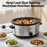 Rice Cookers & Steamers: Devanti 6.5L Slow Cooker Electric Multi Cooker with 3 Heat Settings and Keep Warm Function