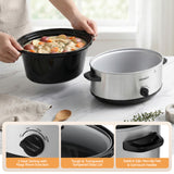 Rice Cookers & Steamers: Devanti 6.5L Slow Cooker Electric Multi Cooker with 3 Heat Settings and Keep Warm Function
