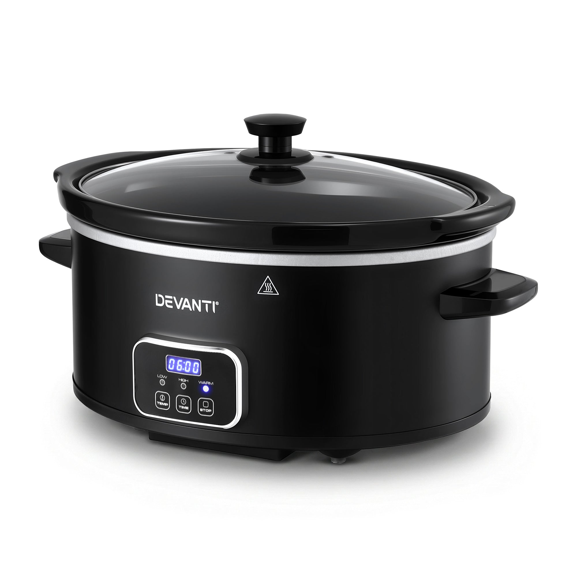 Rice Cookers & Steamers: Devanti 5.6L Slow Cooker Electric Multi Cooker with 3 Heat Settings and Keep Warm Function