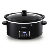 Rice Cookers & Steamers: Devanti 5.6L Slow Cooker Electric Multi Cooker with 3 Heat Settings and Keep Warm Function