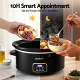 Rice Cookers & Steamers: Devanti 5.6L Slow Cooker Electric Multi Cooker with 3 Heat Settings and Keep Warm Function