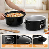 Rice Cookers & Steamers: Devanti 5.6L Slow Cooker Electric Multi Cooker with 3 Heat Settings and Keep Warm Function