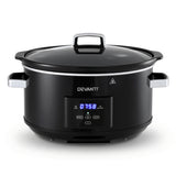 Rice Cookers & Steamers: Devanti 8L Slow Cooker Electric Multi Cooker with 3 Heat Settings and Keep Warm Function