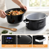 Rice Cookers & Steamers: Devanti 8L Slow Cooker Electric Multi Cooker with 3 Heat Settings and Keep Warm Function